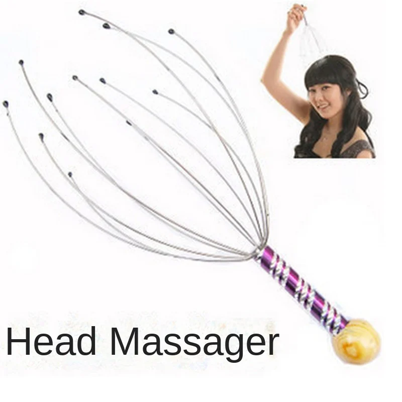 Head Massager Head Scratching Octopus Scalp Non Soul Extractor Divine Tool For Extracting Healthy And Healthy Hair