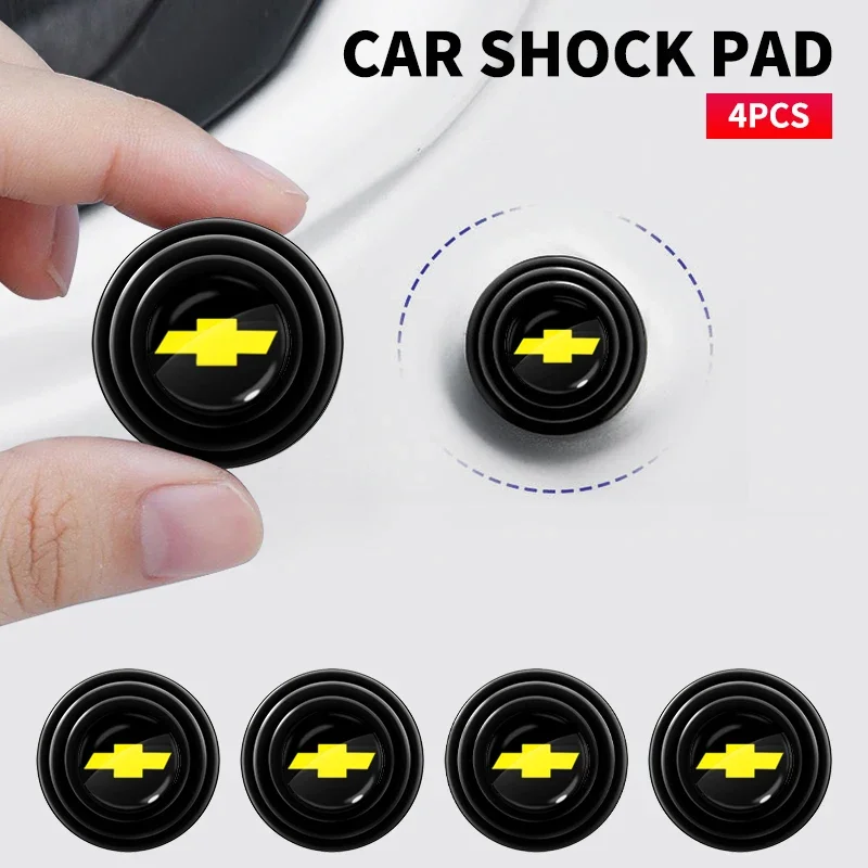 

1/2/4pcs Car Door Anti-Collision Silicone Pads For Chevrolet Spark Captiva Cruze Malibu Equinox Trax Camaro Blazer Accessories