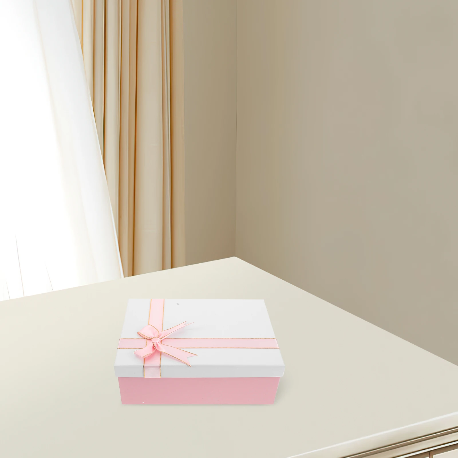 

Gift Box Empty Bridesmaid Christmas Decorative Lids Packing Foldable Durable Smooth Birthday Flower Proposal Memory Wrapping Box
