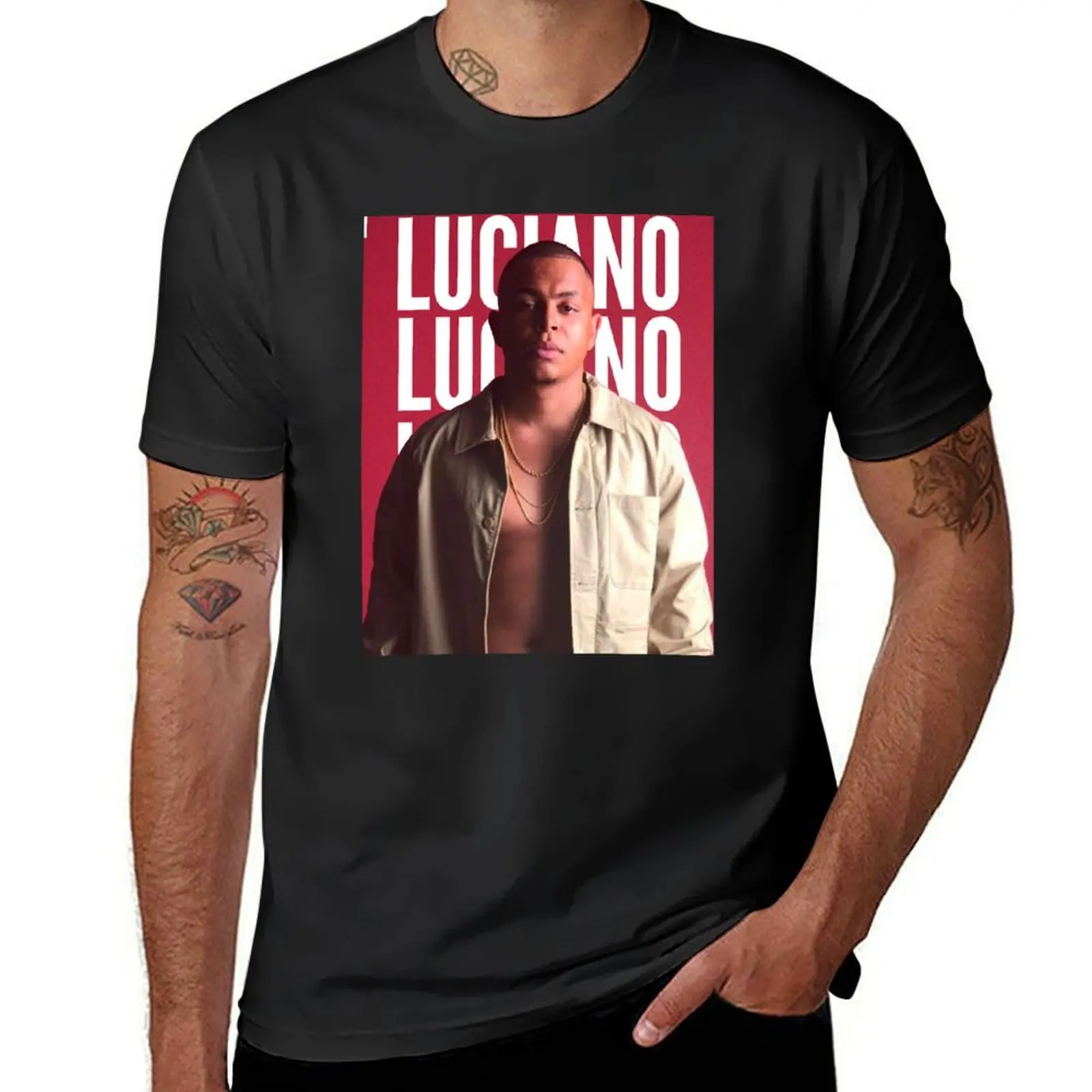 

Luciano Rapper T-Shirt Short sleeve tee hippie clothes plus size tops clothes for men