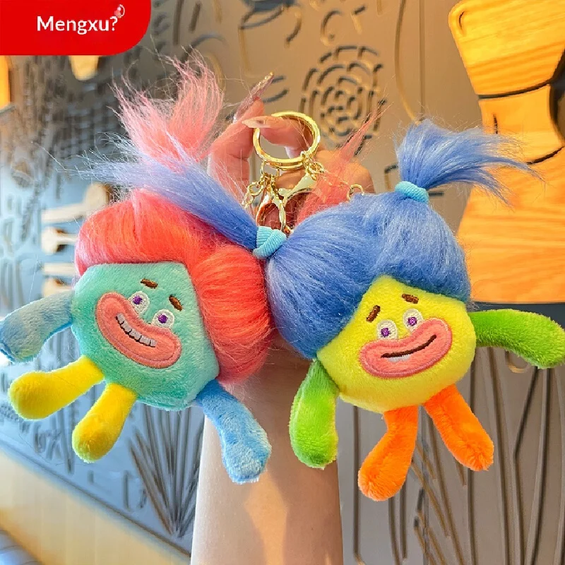 

Mengxu Plush Potato Keychain Cute Funny Creative Stuffed Doll Pendant Backpack Bag Car Key Ring Charm Decor For Couples Kids