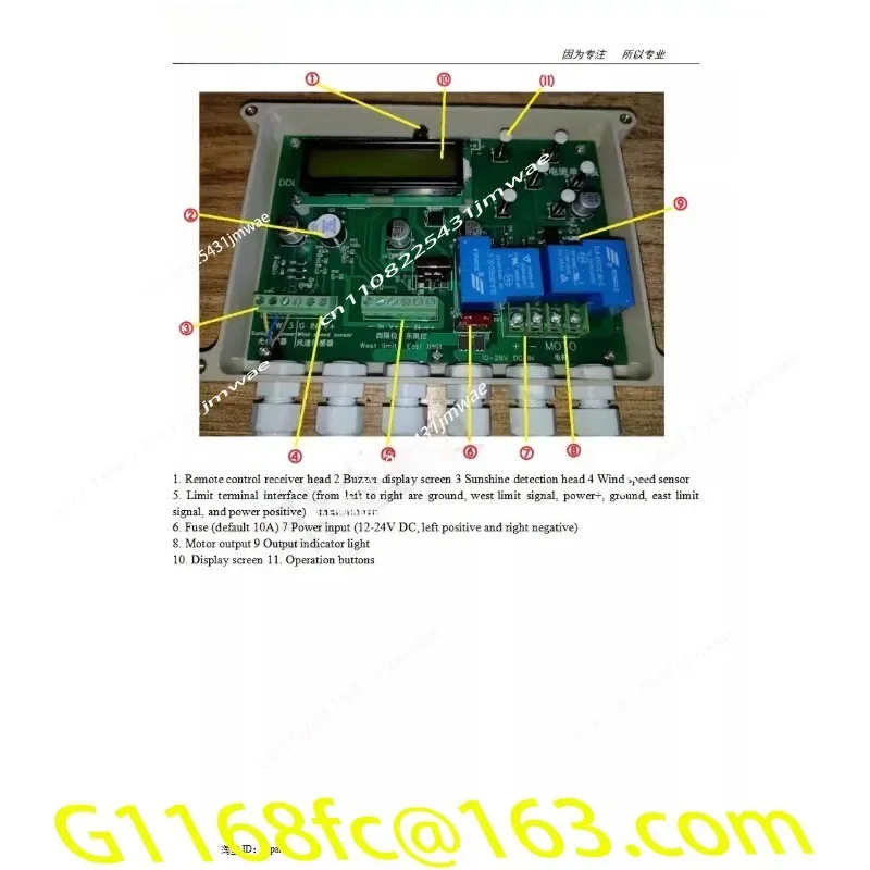 Hot Selling Single Axis Sun Positioning Controller for Foreign Trade partb