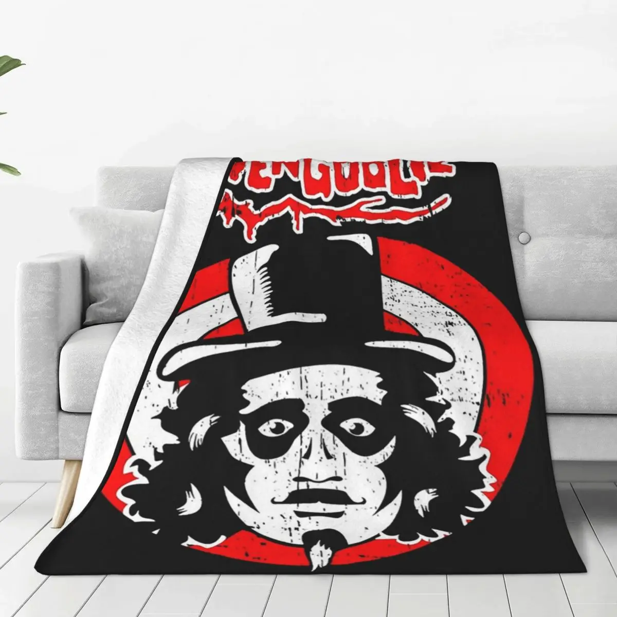 Vintage Svengoolie Distressed High Resolution Blanket Flannel Lightweight Sofa Throw Blankets For Home Outdoor Throws Bedspread