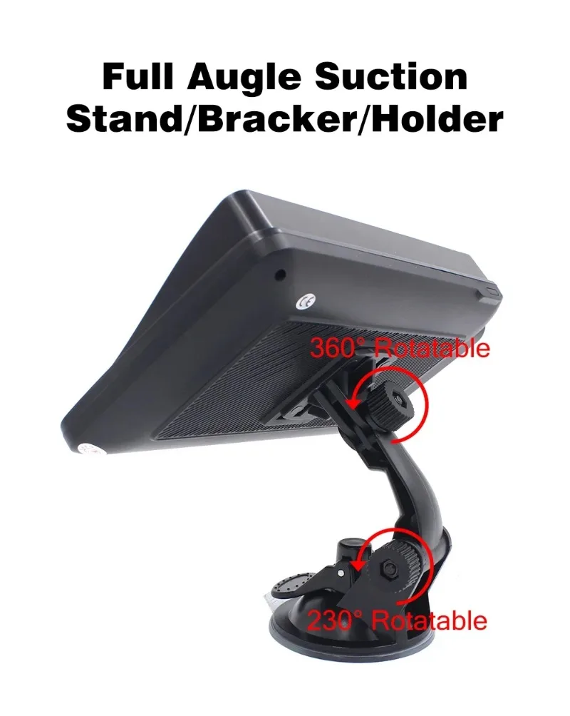 شاشة IPS محمولة 7 بوصة، ملاحة GPS Carplay اللاسلكية للسيارات GPS Touch WiFi #6