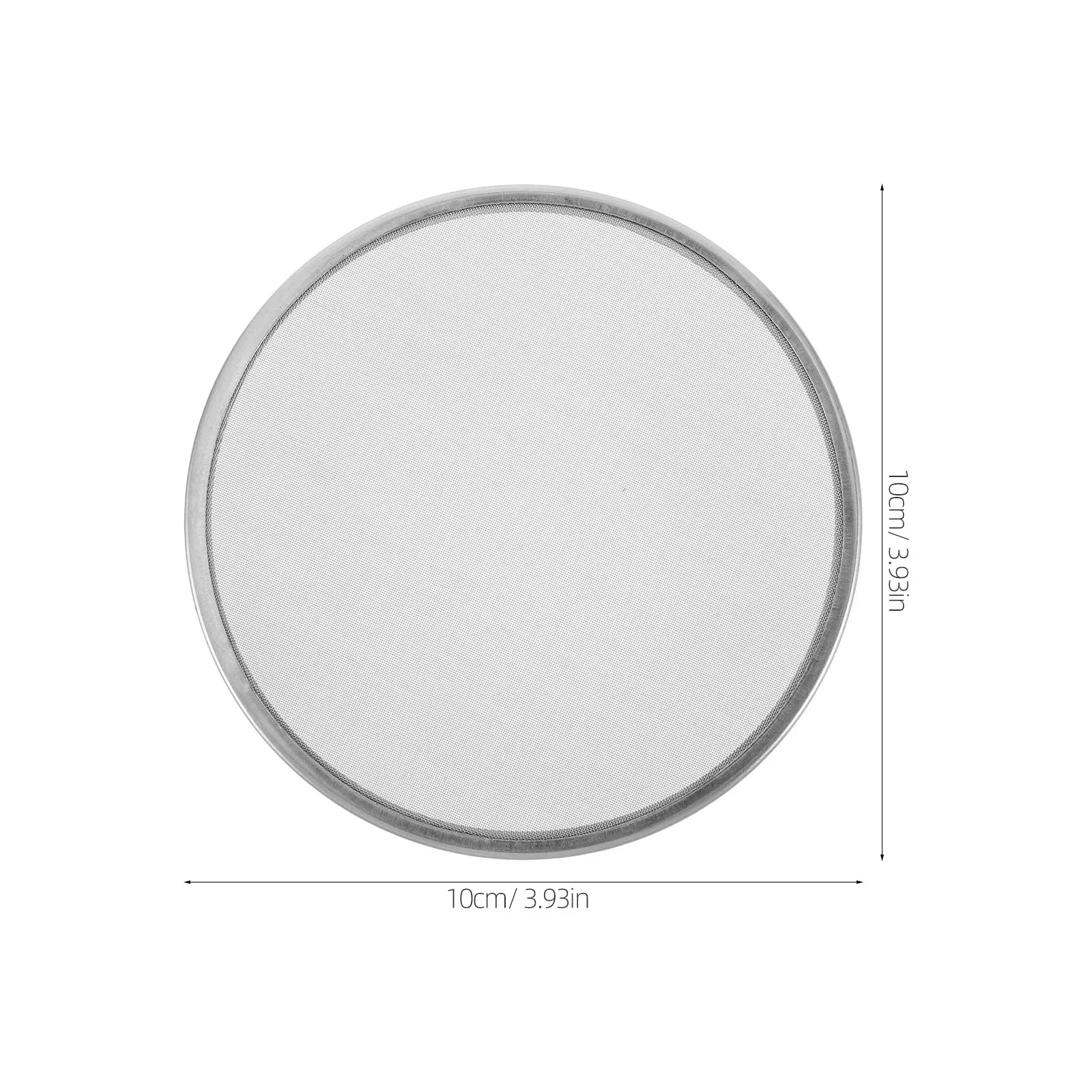 Stainless Steel Wine Glass Cover 100Mm 80 Mesh Drink Topper Disc Splash Reducing Flyproof Reusable Patio Poolside Outdoor