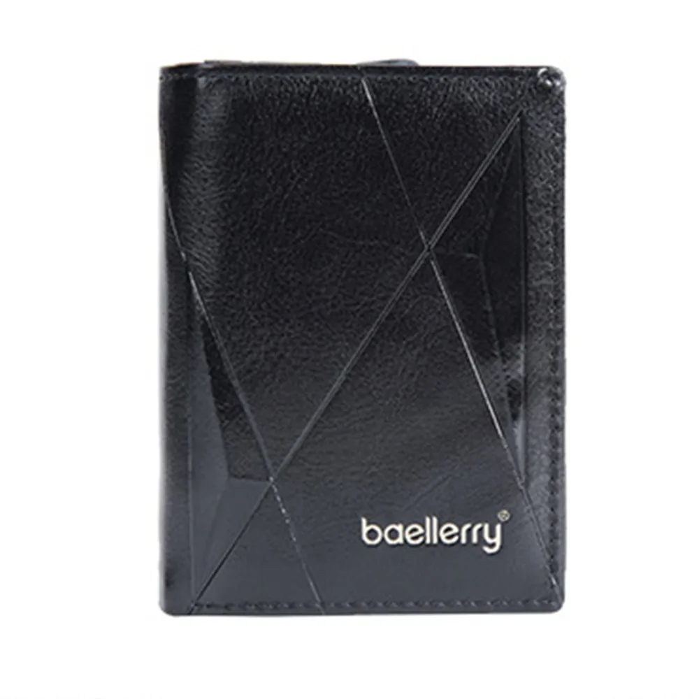 

Business PU Leather Men's Short Wallet Zipper Casual Male Leather Purse Classics Multifunction Men Card Holder Daily Use