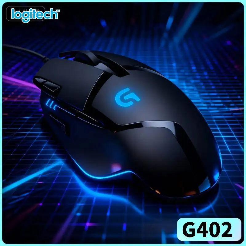 

Проводная мышь Logitech G402 с технологией Fusion Engine, скорость IPS 500+ DPI, 20 млн нажатий, противоскользящие ручки для длительной игры