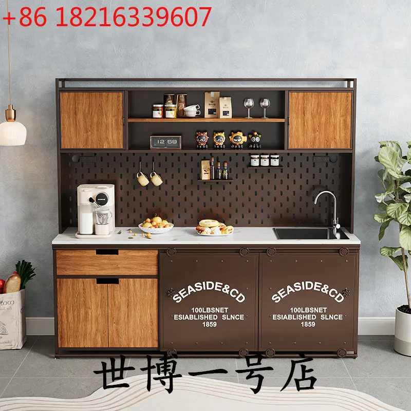 

Про стены, кофейная консоль, повседневный чай, раковина для резки и мытья мрамора, встроенный шкаф, боковой шкаф.