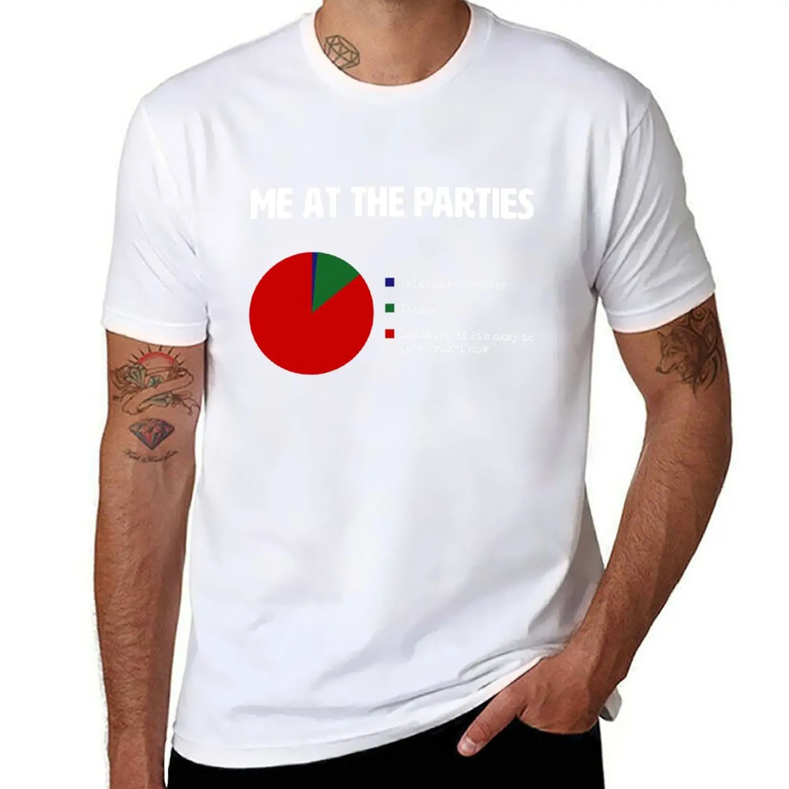 

Me At The Parties Introvert Shirt T-Shirt man t shirts for men t shirt men 100% cotton luxury brand T-Shirt