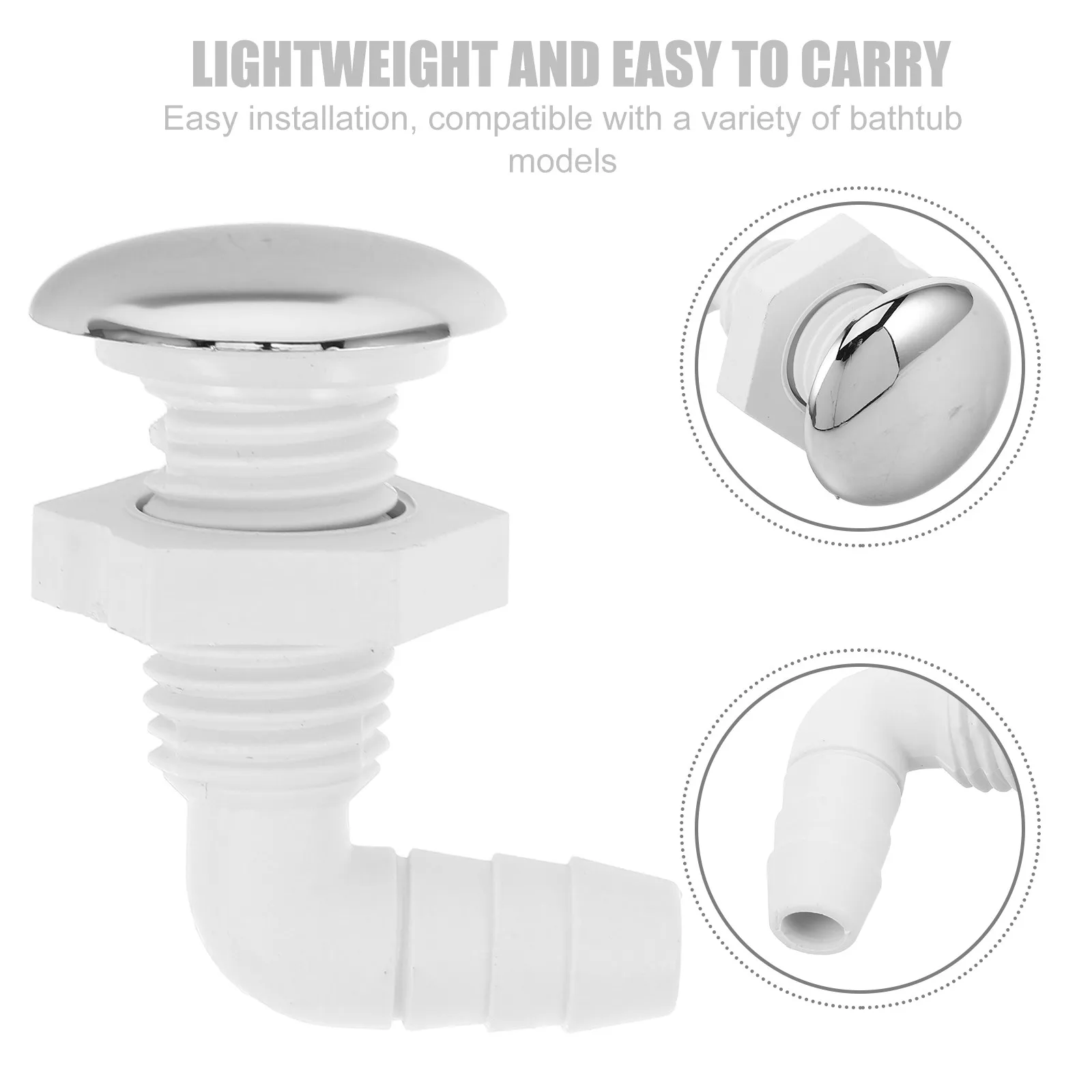 Bathtub Bubble Air Nozzle Blower Switch Button Spa Tub Pneumatic Control Replacement Accessory