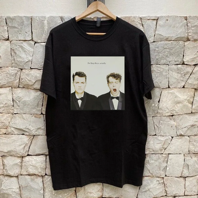 Pet Shop Boys Actually Classic Album 80 T Shirt Full Size S-5XL