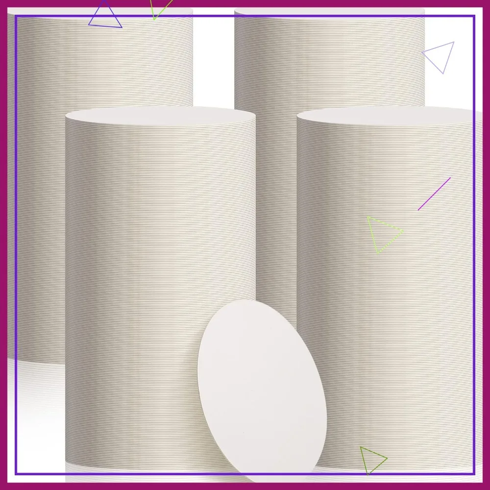 

800 Pcs 4 Inch Round Cardboard Coasters, 1MM Thick Blank Disposable Paper for Drinks DIY Crafts Wedding