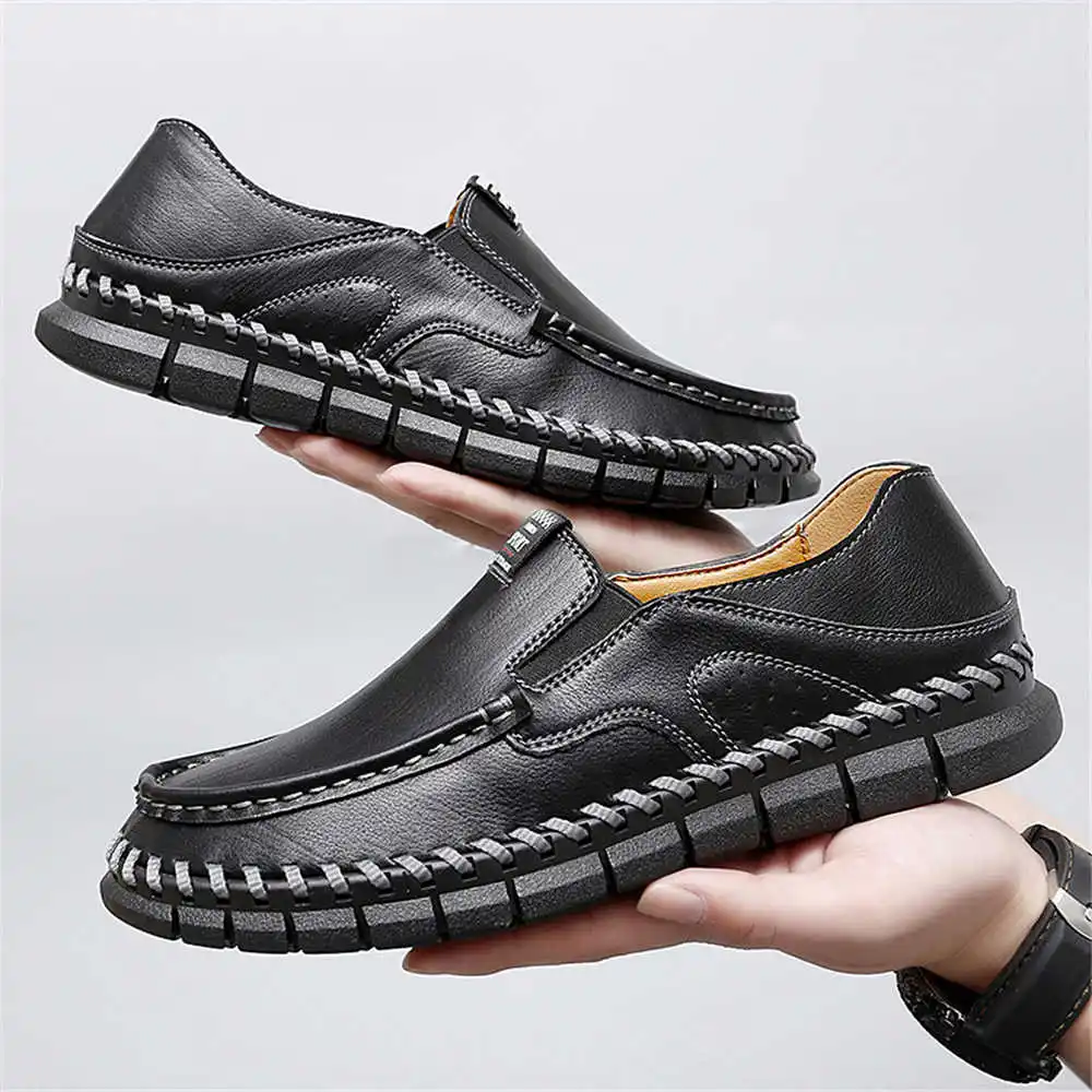 Black 38-39 Men's Casual Boot Teni Of Man Shoes Man High Sneakers Sport Lowest Price Pas Cher Outing Trainners Tens