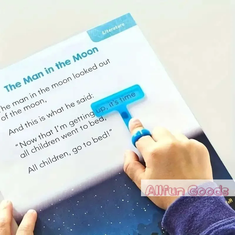 Creative Finger Guided Reading Tracker Strips with Rings
