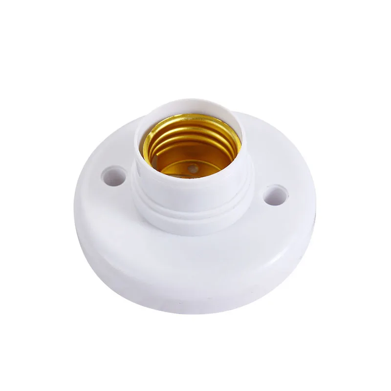 4 types of E27 lamp sockets, nut sockets, white ceiling lights, multifunctional bulbs, fixed base brackets, bulb sockets
