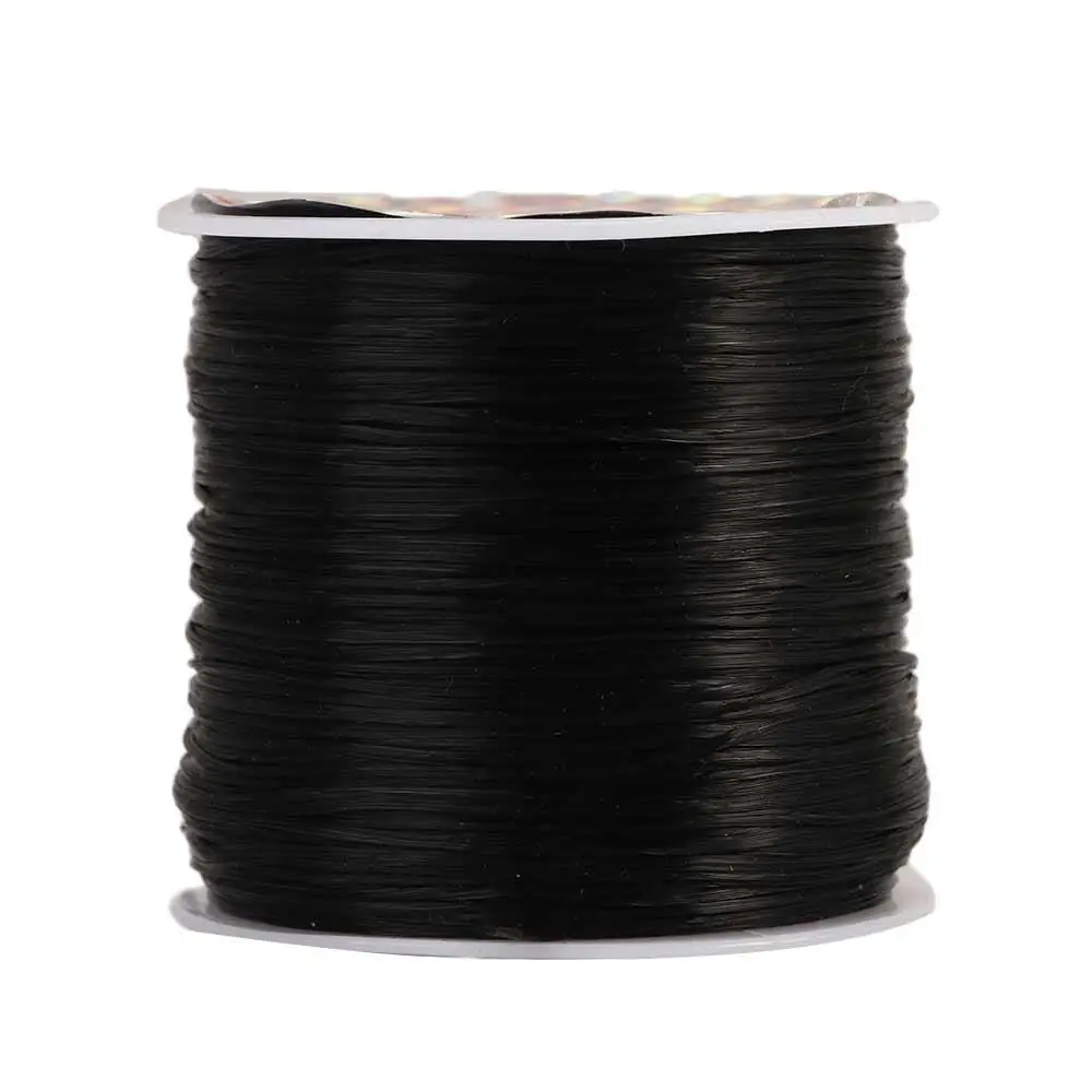 0.8mm 60m Rope Bracelets Craft Elastic Jewellery Making Fibre Wire Beading Thread Bracelet String Stretch Cord