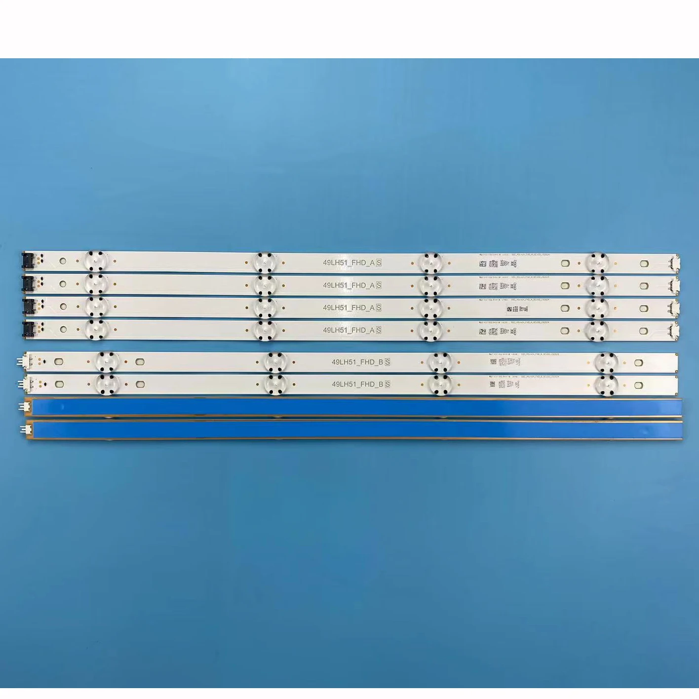 Nowy 8 sztuk/zestaw listwa oลwietleniowa LED dla LG 49LH5100 49LH5700 49LH510V 49LJ510M 49LH570A 49UM6950 49LH51_FHD_A/B SSC_49inch_FHD_A B