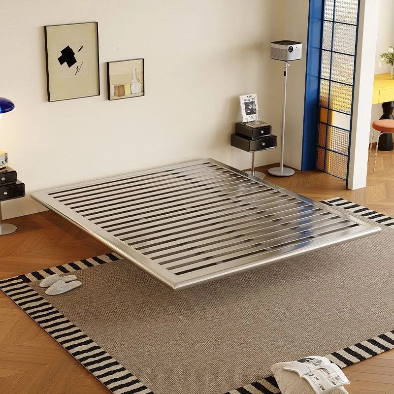 Simple and modern metal bed frame, full of design, a must-have high-value bed for bedrooms