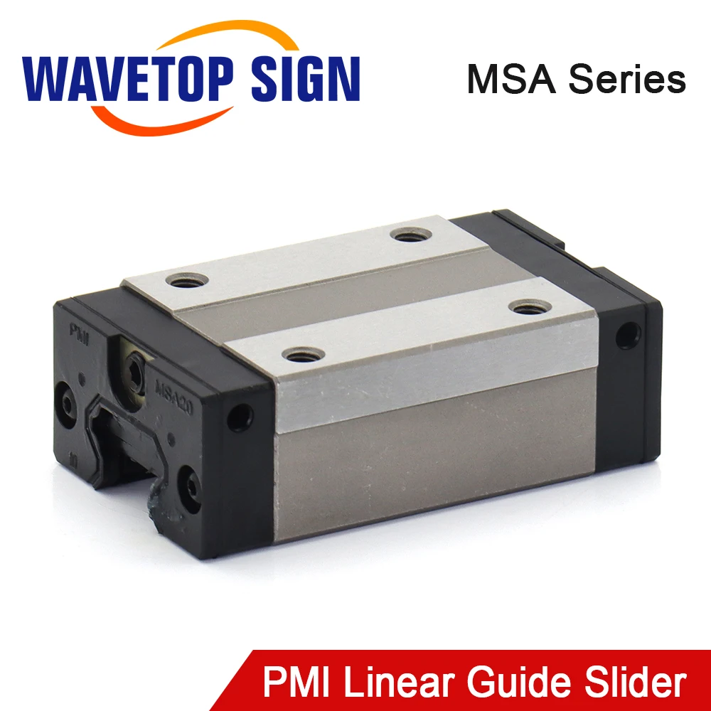 

SignkoRay PMI MSA20S MSA25S MSA30S Slider Block Linear Guideway Carriage for CO2 Laser Engraving and Cutting Machine