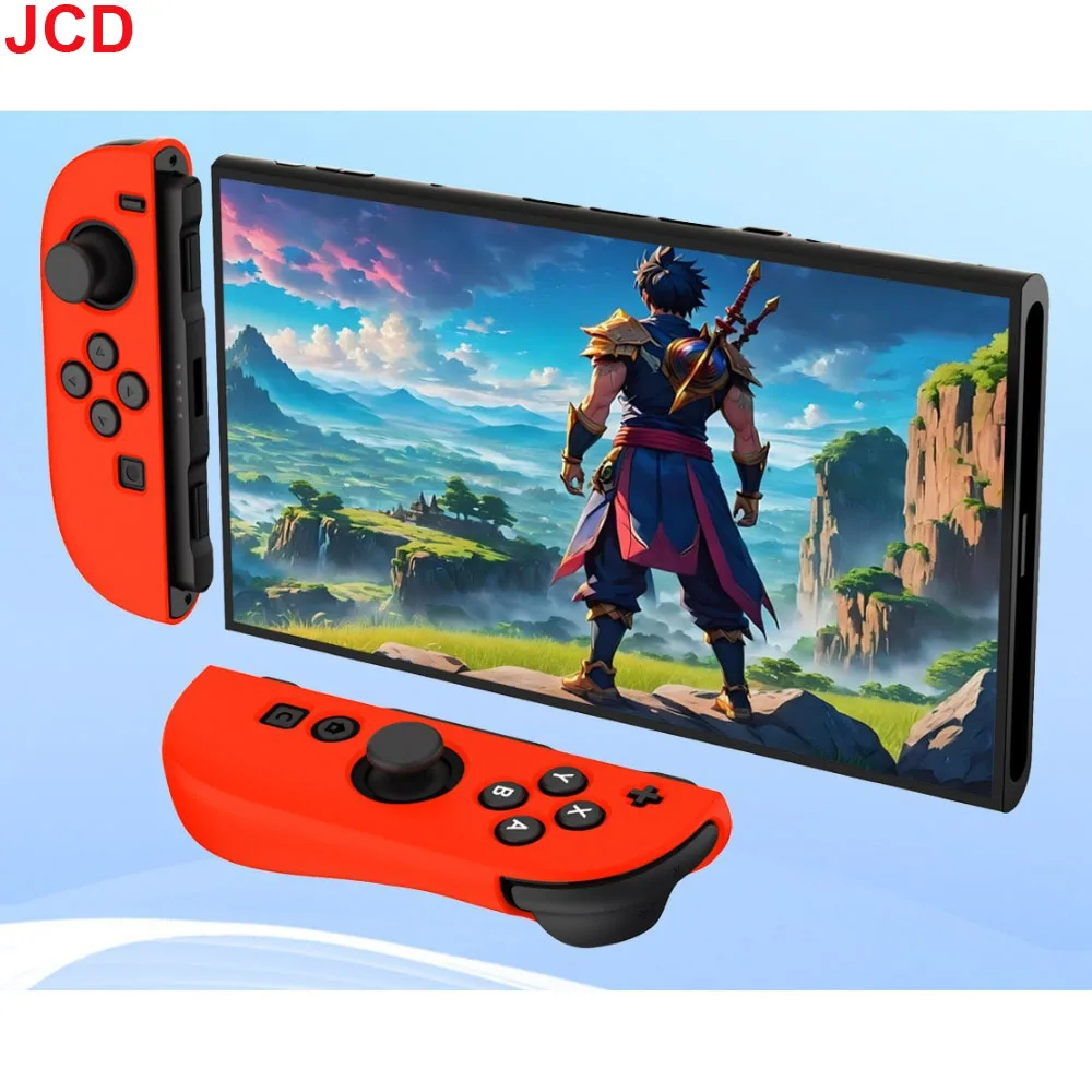 JCDシリコンソフトケースハンドグリップシェル保護カバーfor Nintendo Switch 2 NS2 Joy-Conコントローラーハンドグリップフルプロテクタースキン