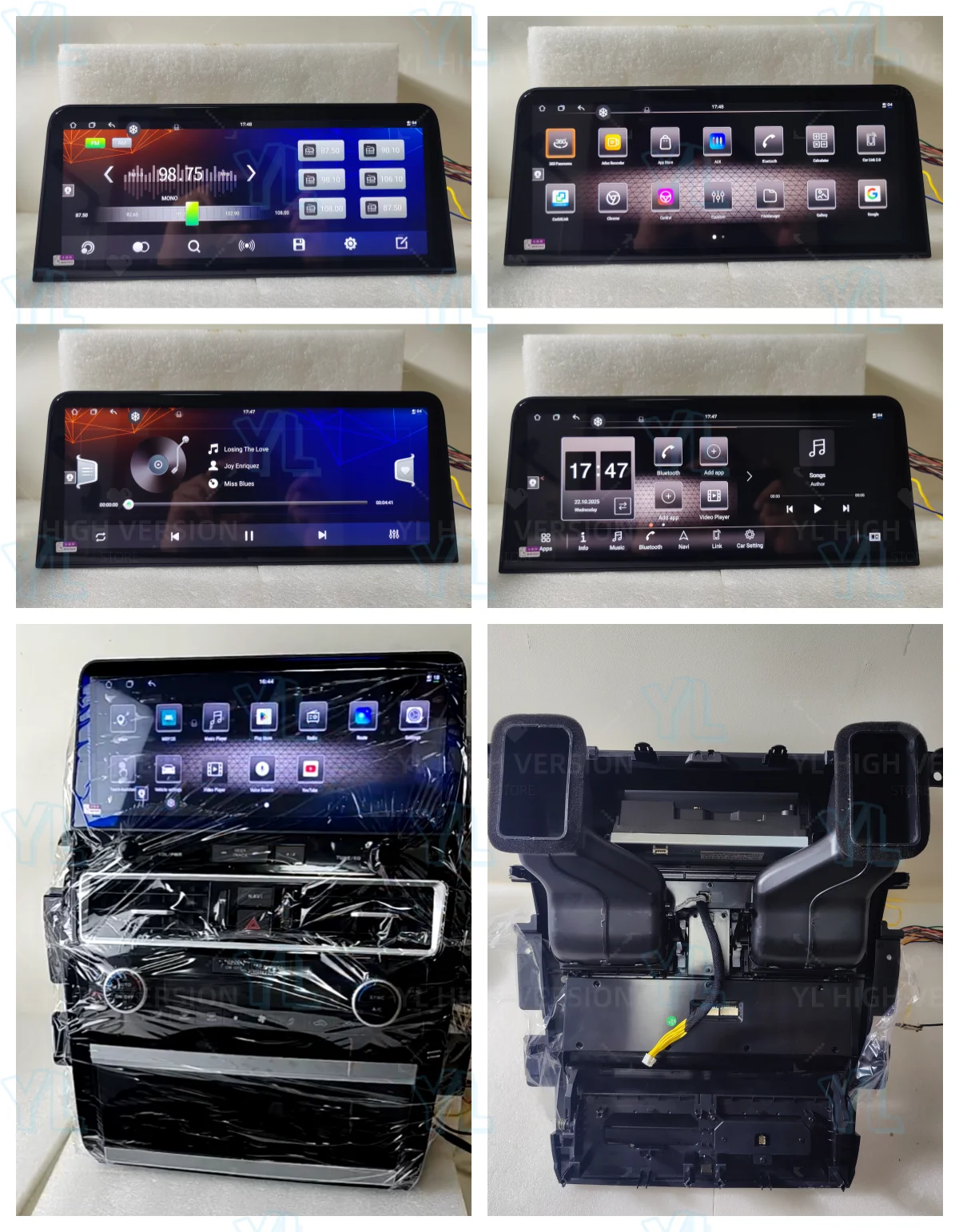 DH 12.3 Inches Wireless Carplay Auto Radio Android 13 For Nissan Patrol Y62 Amanda 2010-2022 Head Unit Auto Radio GPS 4G BT 5.0