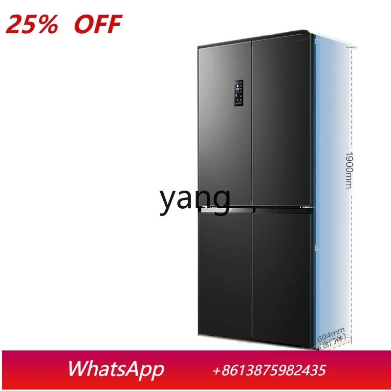 CX  501L dual system cross folio four doors large capacity air cooled ultra thin embedded refrigerator