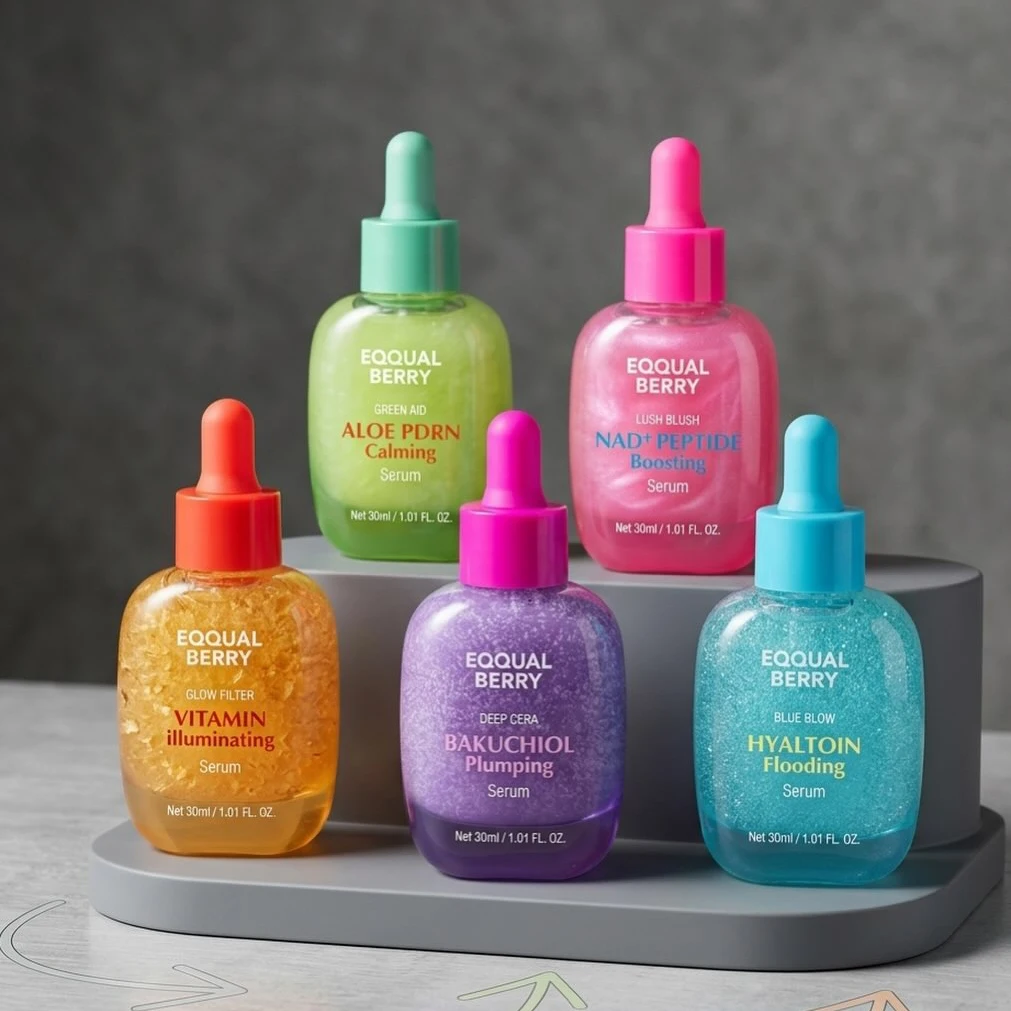 EQQUALBERRY Deep Cera Bakuchiol, Sérum Reafirmante, Reparador de la Barrera Cutánea, Hidratante, Antienvejecimiento, Anti Sequedad, Esencia Facial Calmante
