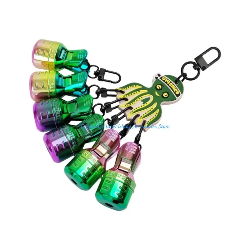 غطاء خطاف الصيد مع حلقة تسلق لطعم الصيد وغطاء رأس واقي بخطاف #4