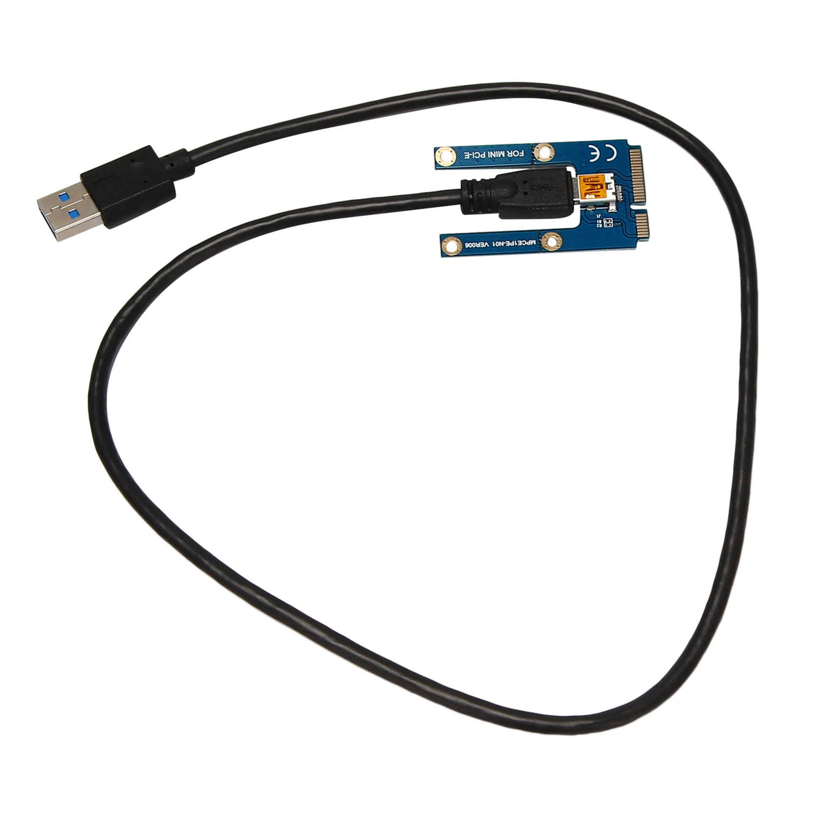 Delicate Texture-2X Mini Pcie To PCI Express 16X Riser For Laptop Image Card EXP GDC BTC Antminer Miner Mpcie To PCI-E Slot Mini