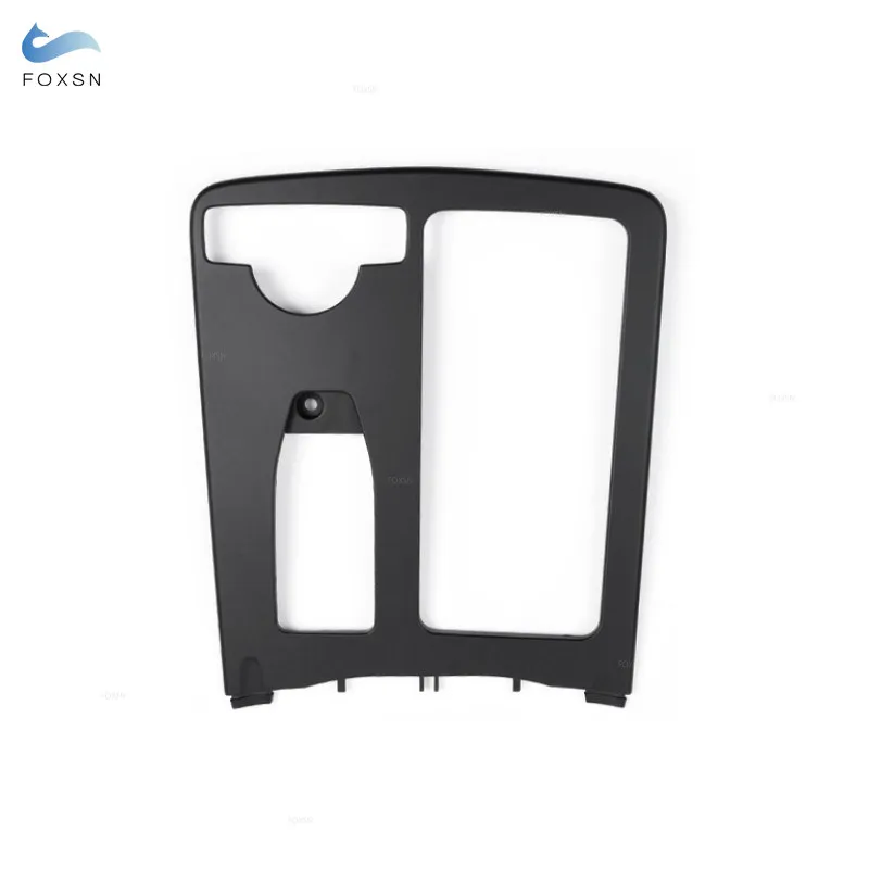 Lhd para mercedes benz w204 c180 c200 c300 w212 e300 acessórios do carro console central suporte de copo água obturador quadro exterior capa