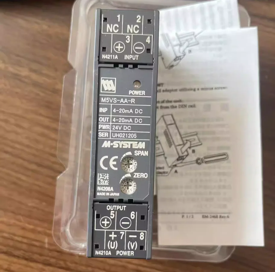 

Оригинальный японский изолятор сигнала M-SYSTEM M5VS-AA-R M5VS-A4-R