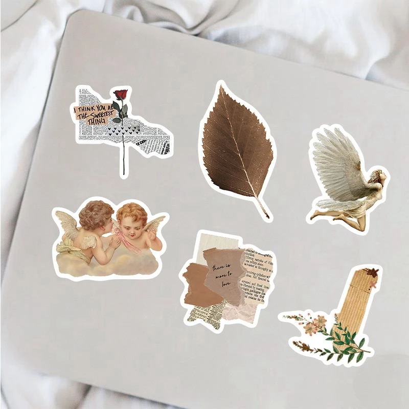 52-260PCS Retro Graffiti สติกเกอร์กันน้ําตกแต่งกีตาร์แล็ปท็อปโทรศัพท์หมวกกันน็อกแก้วกระเป๋าเดินทาง DIY Cool สติกเกอร์ของเล่นเด็ก