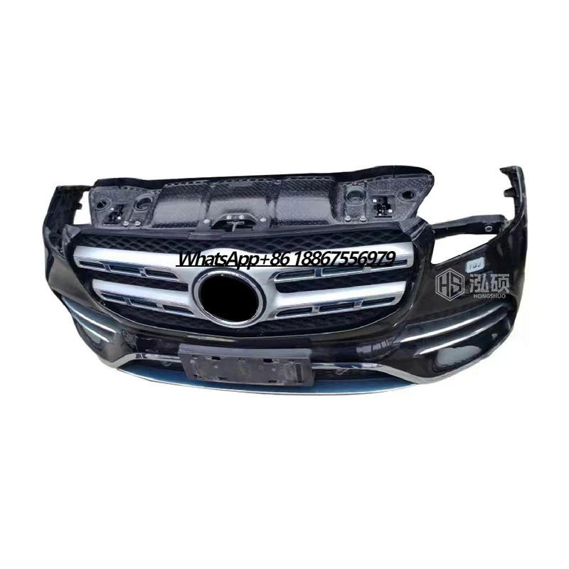 Used Body Kit for Mercedes GLS W167 X167 GLS450 GLS580 GLS600 Front Bumper Assembly Complete with Grilles LED Headlight