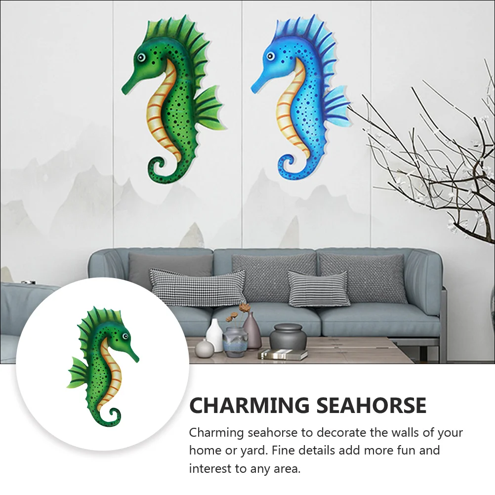 

Colorful Metal Decor Iron Hanging Fish Tank Living Room Bedroom Modern Craft Wall Iron Gift Idea
