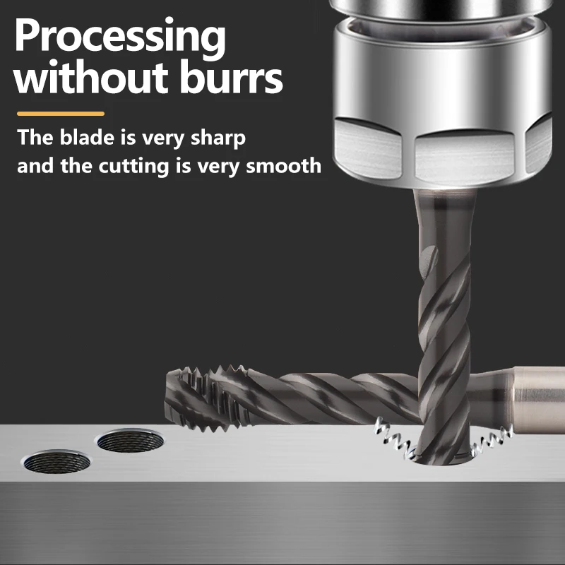 German SCHUMACHER HSS-E-PM DIN Standard Spiral Fluted Tap M3 M4 M5 M6 M8 M10 Machine Thread Taps For Cast Steel Hardened Steel