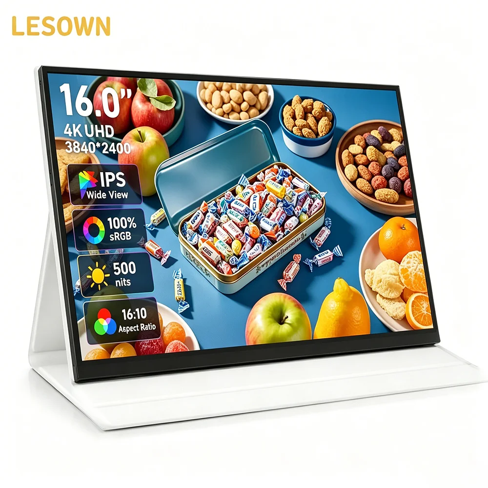 LESOWN LESOWN 16 Inch 2.5K 144Hz Capacitive Touch Portable Monitor 2560x1600 Type-C miniDP HDTV VESA LCD for Laptop PC Gaming Console - Aliexpress Deal