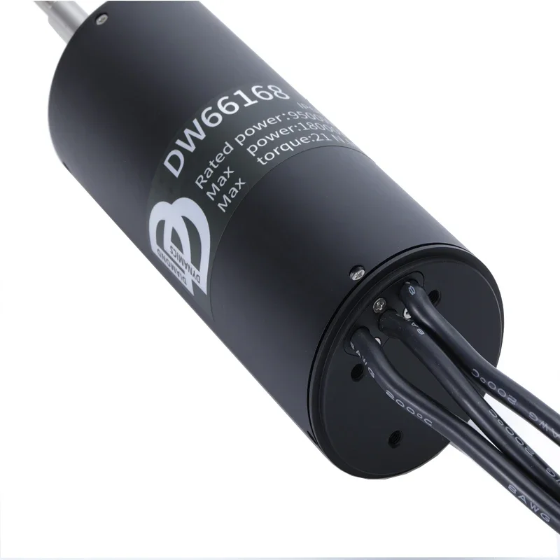محرك بدون فرش عالي الطاقة 9500 وات DW66168 | 110 فولت IP68 مقاوم للماء لمصنع USV والقوارب المائية (21N.M عزم الدوران، 8800 دورة في الدقيقة). #5