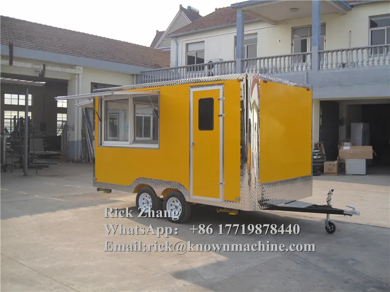 食品トレーラーとトラック,カスタマイズされたフライヤー,トラック,冷蔵庫,冷凍庫,ホットドッグヒーター,オーブン,海での送料無料