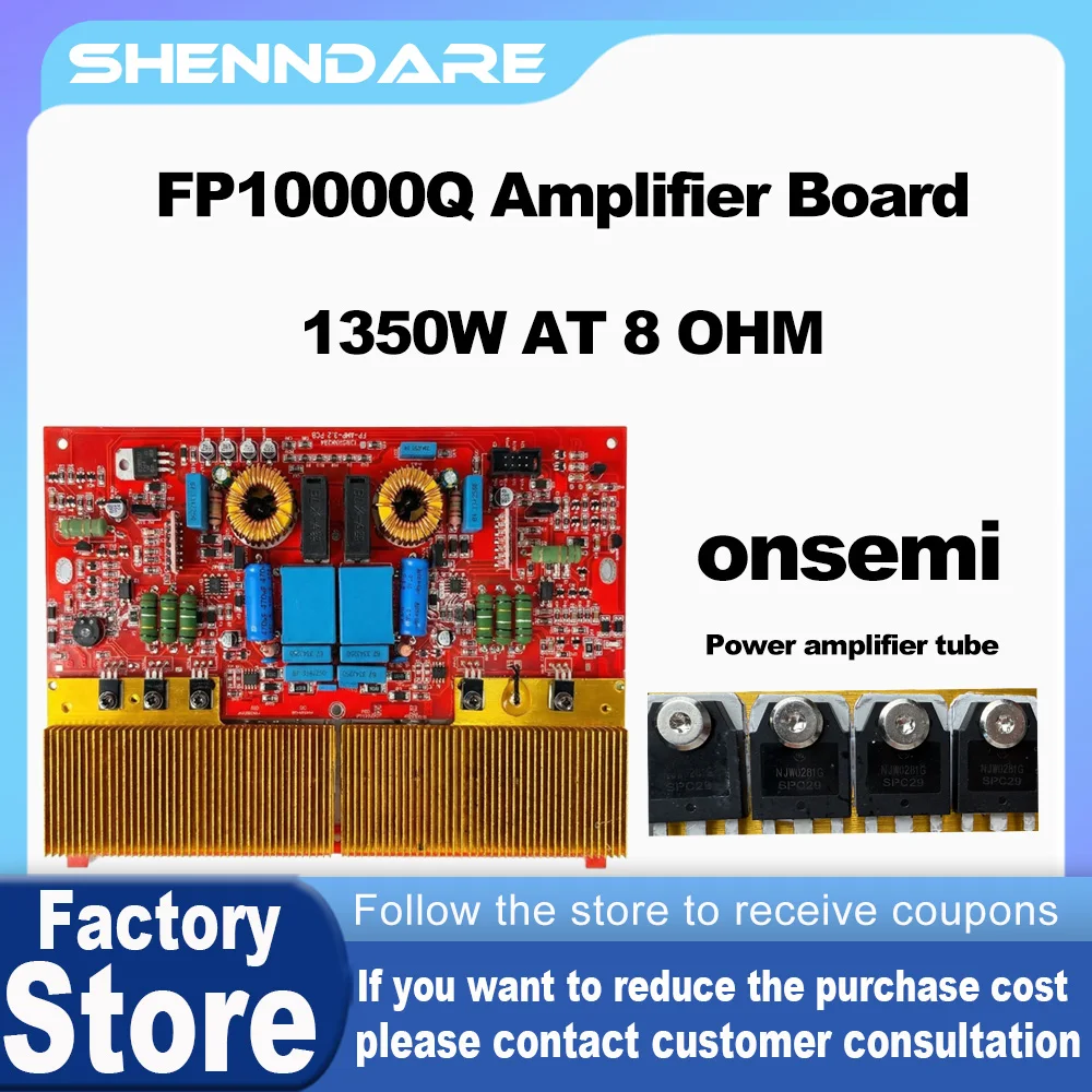 ShennDare FP10000Q/FP20000Q Placa Principal Do Amplificador 1350W 8 Ohms Compatível 2100W 4 Ohms Amplificador De Potência Profissional 4 Canais Módulo Circuito