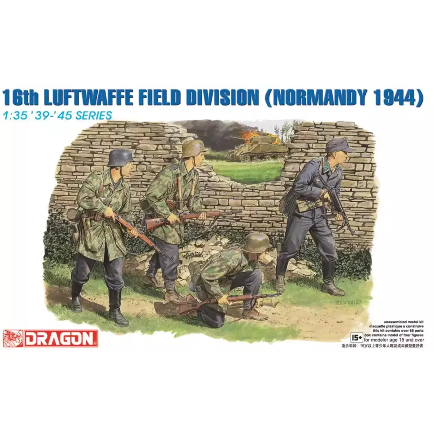 DRAGON 6084 1/35 Scale 16th Luftwaffe Field Division (Normandy 1944) Model Kit