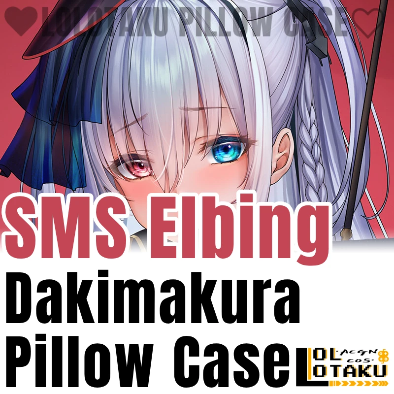 SMS Elbing Azur Lane Dakimakura Game Hugging Pillow Case Otaku Full Body Pillow Cover Cushion Case Home Bedding Gift Decor QYZY