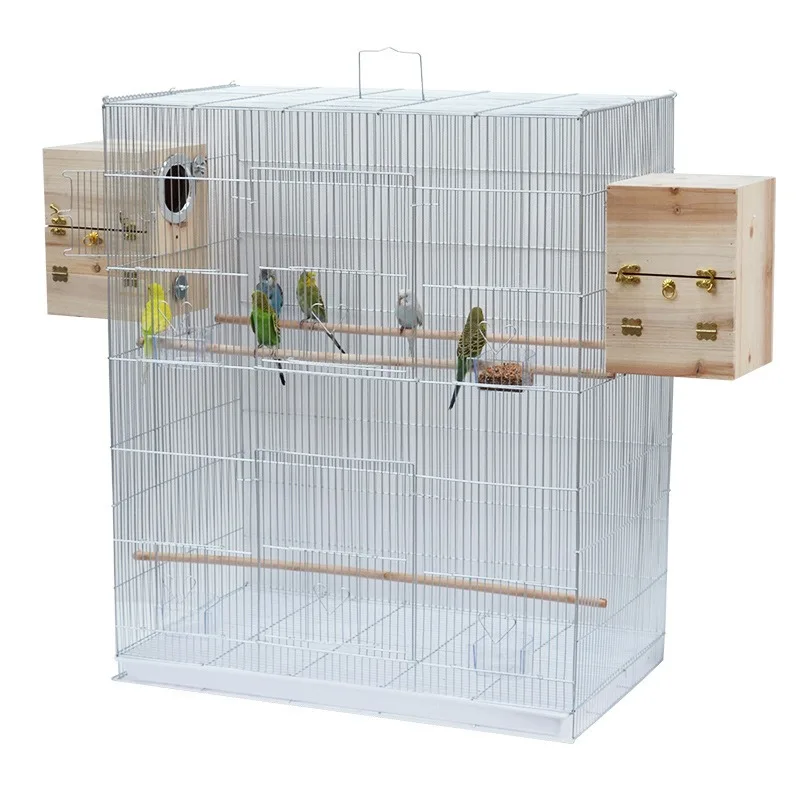 77 * 46 * 90.5 cm Wholesale Outdoor Iron Bird House Small Bird Parrot Pigeon Breeding Extra Large Bird Cage