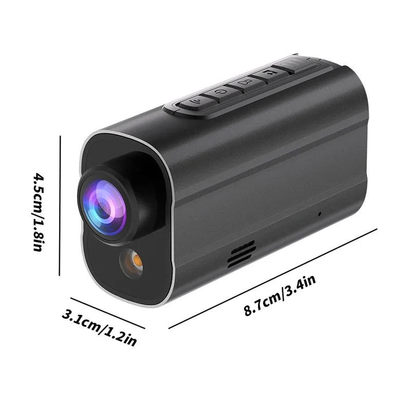 5K 120fps Action Camera with LED Night Vision Six-Axis Image Stabilization Bike Motorcycle Helmet Cam WiFi Remote Control