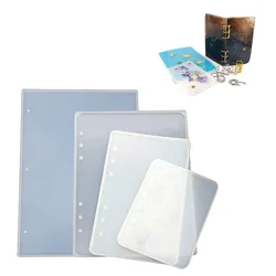 A4 A5 A6 A7 Notebook Cover Silicone Mold For Jewelry Resin Silicone Mould Handmade DIY Epoxy Resin Molds