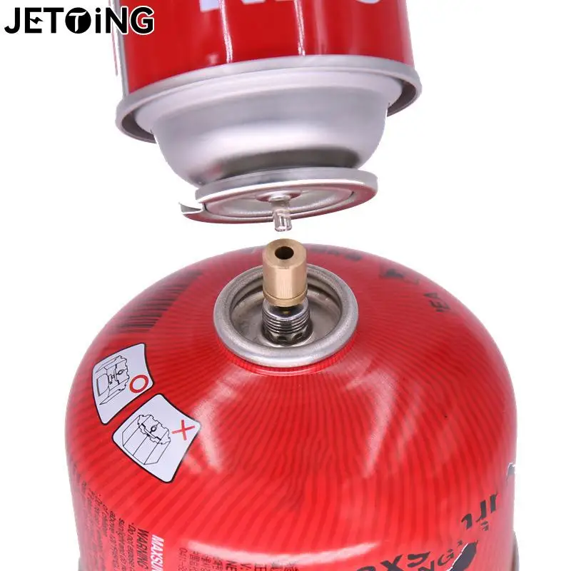 Adaptador de recarga de Gas, bote de butano de llenado, estufa de camping al aire libre, cilindro de Gas, accesorios de quemador de tanque de Gas, Mini Válvula de inflado