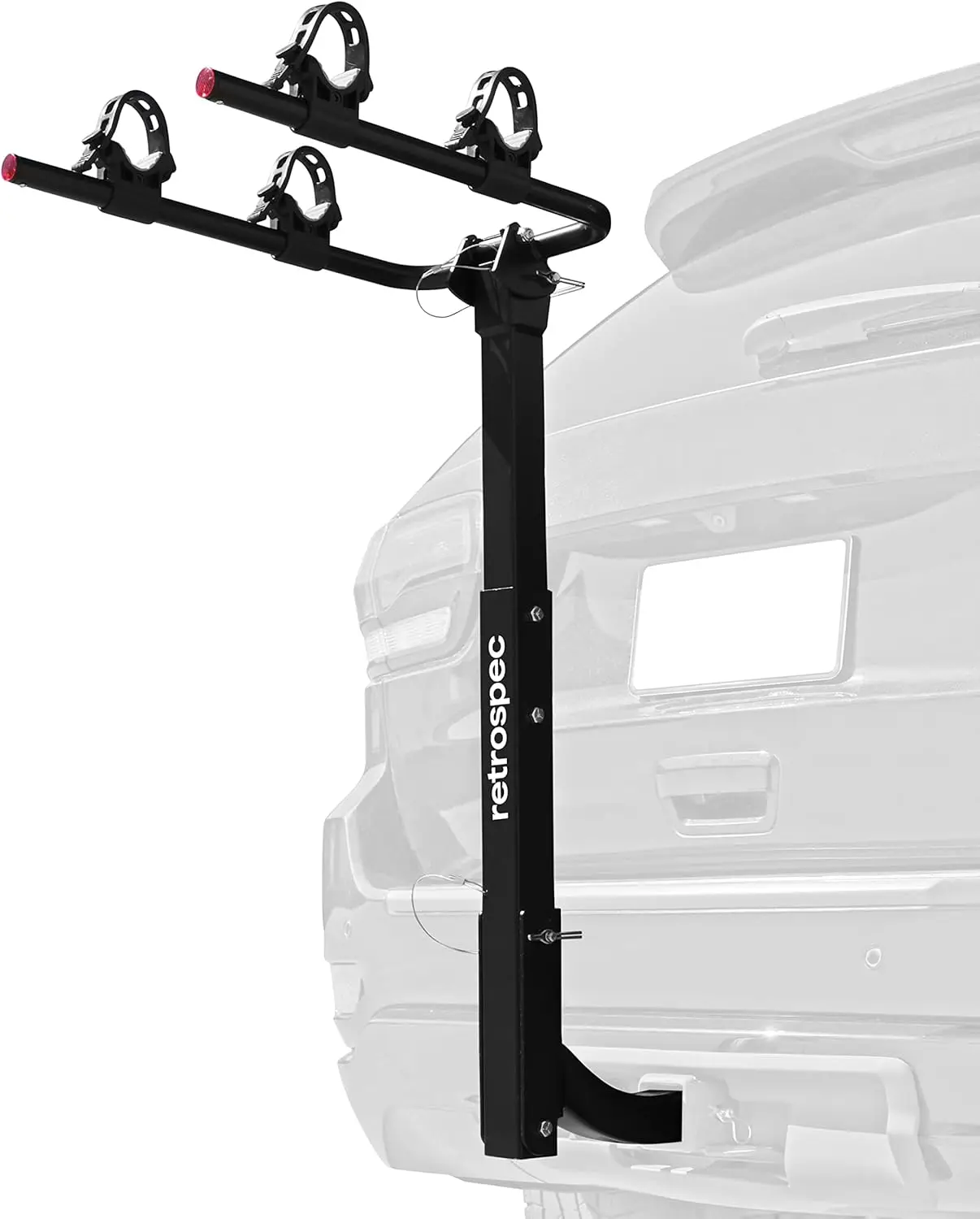 

Foldable 2-5 Bike Hitch Rack for Cars, Trucks, SUVs with Anti-Rattle Adapter and Secure Straps