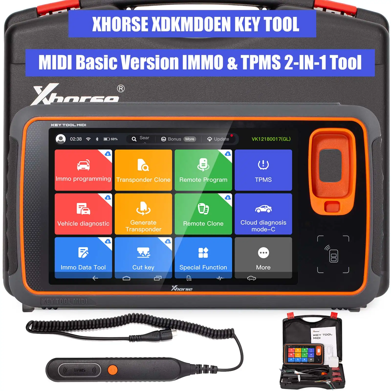 Picture 3: Xhorse VVDI Key Tool MIDI XDKMD0EN with IMMO and TPMS Function Basic Version
