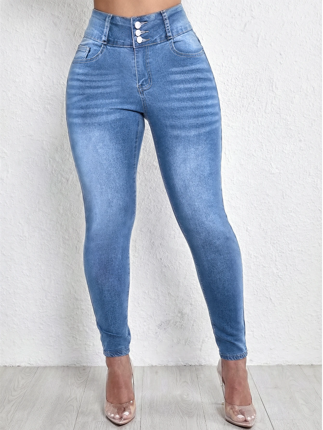 Jean slim pour femmes, pantalon Long serré, amincissant, très extensible, pour dames à la mode, adapté à la Date