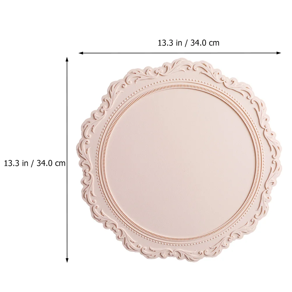 

1pc Silicone Heat Insulation Placemat Heat Resistant Dining Table Mat Home Restaurant Elegant Pot Pad Spill-Proof Soup