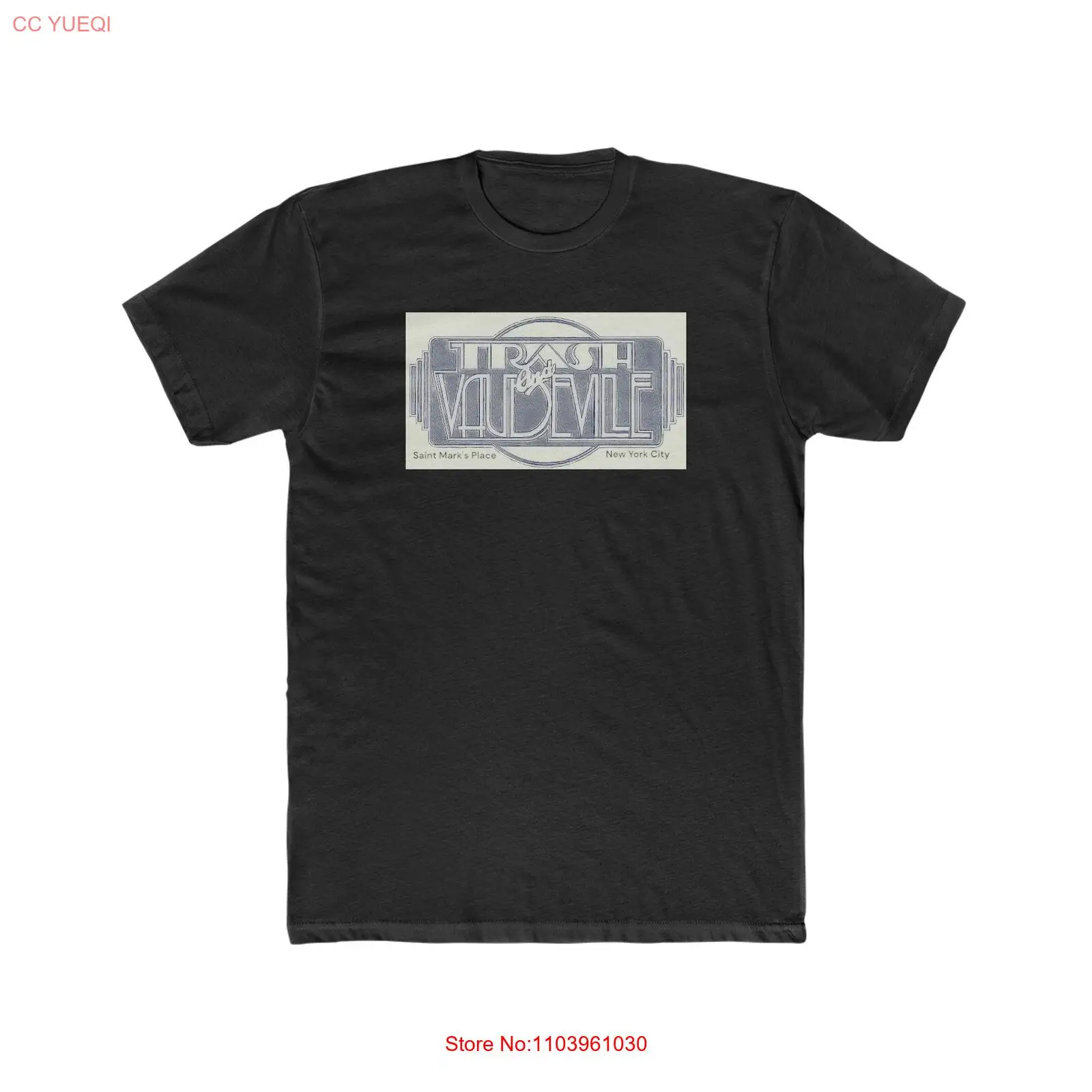 Хлопковая футболка в стиле панк с изображением Нью-Йорка